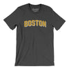 Boston Varsity Men/Unisex T-Shirt-Dark Grey Heather-Allegiant Goods Co. Vintage Sports Apparel