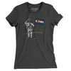 Colorado Flag Moonman Women's T-Shirt-Dark Grey Heather-Allegiant Goods Co. Vintage Sports Apparel