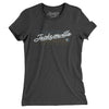 Jacksonville Retro Women's T-Shirt-Dark Grey Heather-Allegiant Goods Co. Vintage Sports Apparel