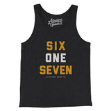 Boston 617 Men/Unisex Tank Top-Allegiant Goods Co. Vintage Sports Apparel