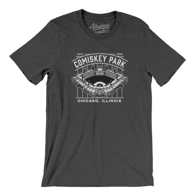 Comiskey Park Men/Unisex T-Shirt-Dark Grey Heather-Allegiant Goods Co. Vintage Sports Apparel