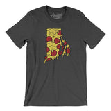 Rhode Island Pizza State Men/Unisex T-Shirt-Allegiant Goods Co. Vintage Sports Apparel