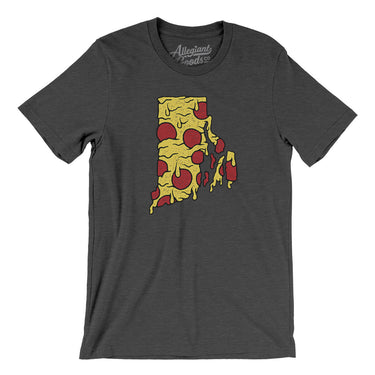 Rhode Island Pizza State Men/Unisex T-Shirt-Allegiant Goods Co. Vintage Sports Apparel