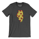 Illinois Pizza State Men/Unisex T-Shirt-Allegiant Goods Co. Vintage Sports Apparel