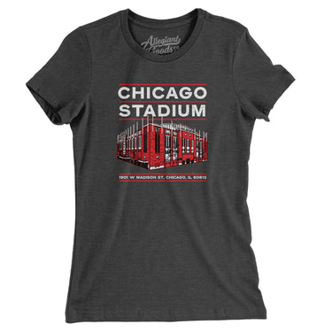 Chicago Stadium Women's T-Shirt-Allegiant Goods Co. Vintage Sports Apparel