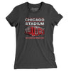 Chicago Stadium Women's T-Shirt-Dark Grey Heather-Allegiant Goods Co. Vintage Sports Apparel
