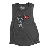 St Louis Flag Moonman Women's Flowey Scoopneck Muscle Tank-Dark Grey Heather-Allegiant Goods Co. Vintage Sports Apparel