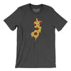 New Jersey Pizza State Men/Unisex T-Shirt-Dark Grey Heather-Allegiant Goods Co. Vintage Sports Apparel