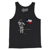 Texas Flag Moonman Men/Unisex Tank Top-Allegiant Goods Co. Vintage Sports Apparel