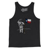 Texas Flag Moonman Men/Unisex Tank Top-Dark Grey Heather-Allegiant Goods Co. Vintage Sports Apparel