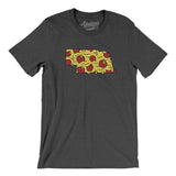 Nebraska Pizza State Men/Unisex T-Shirt-Allegiant Goods Co. Vintage Sports Apparel
