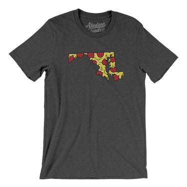 Maryland Pizza State Men/Unisex T-Shirt-Allegiant Goods Co. Vintage Sports Apparel