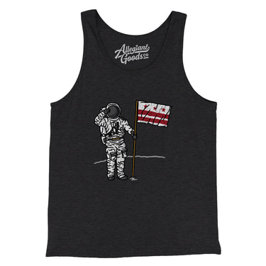 Dc Flag Moonman Men/Unisex Tank Top-Dark Grey Heather-Allegiant Goods Co. Vintage Sports Apparel