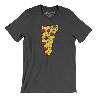 Vermont Pizza State Men/Unisex T-Shirt-Allegiant Goods Co. Vintage Sports Apparel