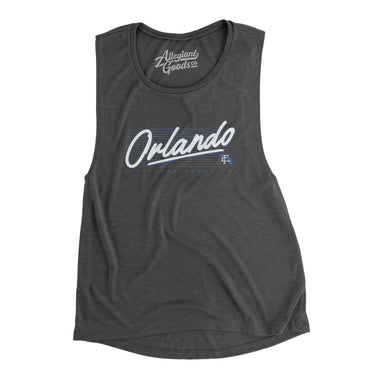 Orlando Retro Women's Flowey Scoopneck Muscle Tank-Allegiant Goods Co. Vintage Sports Apparel