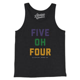 New Orleans 504 Men/Unisex Tank Top-Dark Grey Heather-Allegiant Goods Co. Vintage Sports Apparel