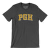 Pgh Varsity Men/Unisex T-Shirt-Dark Grey Heather-Allegiant Goods Co. Vintage Sports Apparel
