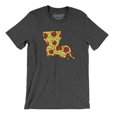 Louisiana Pizza State Men/Unisex T-Shirt-Allegiant Goods Co. Vintage Sports Apparel