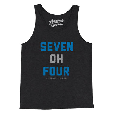 Charlotte 704 Men/Unisex Tank Top-Allegiant Goods Co. Vintage Sports Apparel