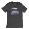 Miami Arena Men/Unisex T-Shirt-Dark Grey Heather-Allegiant Goods Co. Vintage Sports Apparel