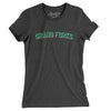 Grand Forks North Dakota Varsity Women's T-Shirt-Dark Grey Heather-Allegiant Goods Co. Vintage Sports Apparel