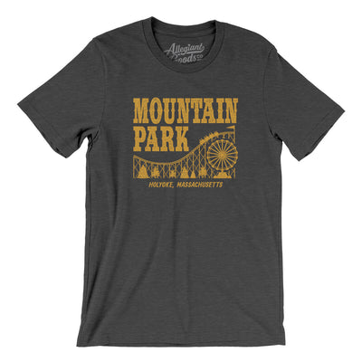 Mountain Park Amusement Park Men/Unisex T-Shirt-Dark Grey Heather-Allegiant Goods Co. Vintage Sports Apparel