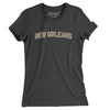 New Orleans Varsity Women's T-Shirt-Dark Grey Heather-Allegiant Goods Co. Vintage Sports Apparel