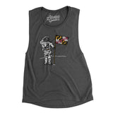 Maryland Flag Moonman Women's Flowey Scoopneck Muscle Tank-Allegiant Goods Co. Vintage Sports Apparel