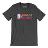 Rhode Island Coffee Men/Unisex T-Shirt-Dark Grey Heather-Allegiant Goods Co. Vintage Sports Apparel