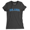 Orlando Varsity Women's T-Shirt-Dark Grey Heather-Allegiant Goods Co. Vintage Sports Apparel