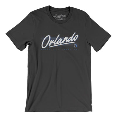 Orlando Retro Men/Unisex T-Shirt-Dark Grey-Allegiant Goods Co. Vintage Sports Apparel