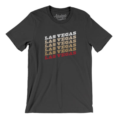 Las Vegas Vintage Repeat Men/Unisex T-Shirt-Dark Grey-Allegiant Goods Co. Vintage Sports Apparel