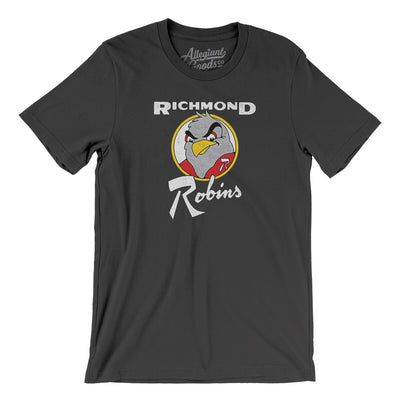 Richmond Robins Hockey Men/Unisex T-Shirt-Dark Grey-Allegiant Goods Co. Vintage Sports Apparel