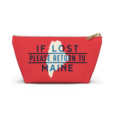 If Lost Return to Maine Accessory Bag-Small-Allegiant Goods Co. Vintage Sports Apparel