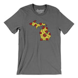 Michigan Pizza State Men/Unisex T-Shirt-Allegiant Goods Co. Vintage Sports Apparel