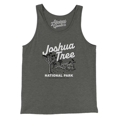 Joshua Tree National Park Men/Unisex Tank Top-Deep Heather-Allegiant Goods Co. Vintage Sports Apparel