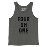 Rhode Island 401 Men/Unisex Tank Top-Allegiant Goods Co. Vintage Sports Apparel
