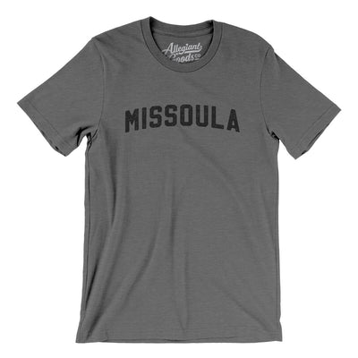 Missoula Varsity Men/Unisex T-Shirt-Deep Heather-Allegiant Goods Co. Vintage Sports Apparel
