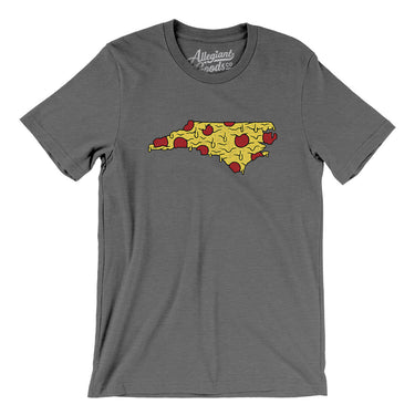 North Carolina Pizza State Men/Unisex T-Shirt-Allegiant Goods Co. Vintage Sports Apparel