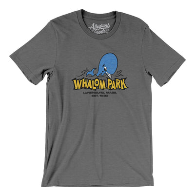 Whalom Park Amusement Park Men/Unisex T-Shirt-Deep Heather-Allegiant Goods Co. Vintage Sports Apparel
