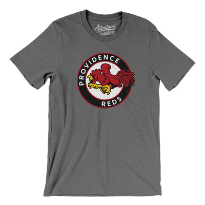 Providence Reds Hockey Men/Unisex T-Shirt-Deep Heather-Allegiant Goods Co. Vintage Sports Apparel