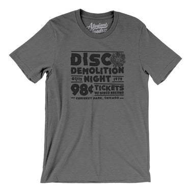 Disco Demolition Night Men/Unisex T-Shirt-Allegiant Goods Co. Vintage Sports Apparel