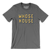 Whose House Men/Unisex T-Shirt-Deep Heather-Allegiant Goods Co. Vintage Sports Apparel