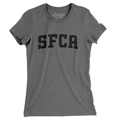 Sfca Varsity Women's T-Shirt-Deep Heather-Allegiant Goods Co. Vintage Sports Apparel