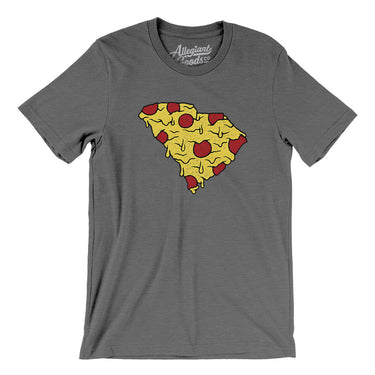 South Carolina Pizza State Men/Unisex T-Shirt-Deep Heather-Allegiant Goods Co. Vintage Sports Apparel