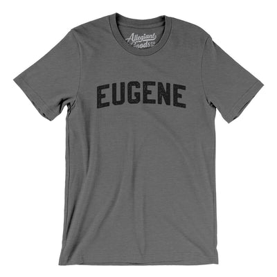 Eugene Oregon Varsity Men/Unisex T-Shirt-Deep Heather-Allegiant Goods Co. Vintage Sports Apparel