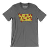 Montana Pizza State Men/Unisex T-Shirt-Deep Heather-Allegiant Goods Co. Vintage Sports Apparel
