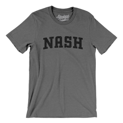 Nash Varsity Men/Unisex T-Shirt-Deep Heather-Allegiant Goods Co. Vintage Sports Apparel
