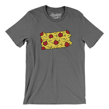 Pennsylvania Pizza State Men/Unisex T-Shirt-Allegiant Goods Co. Vintage Sports Apparel