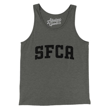 Sfca Varsity Men/Unisex Tank Top-Allegiant Goods Co. Vintage Sports Apparel